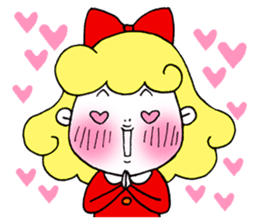 Ribbon-chan sticker #336371