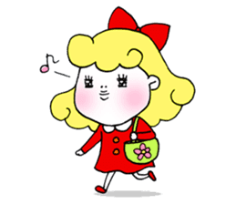 Ribbon-chan sticker #336376
