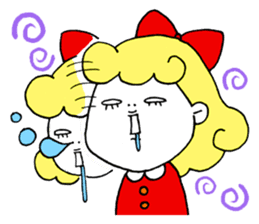 Ribbon-chan sticker #336383