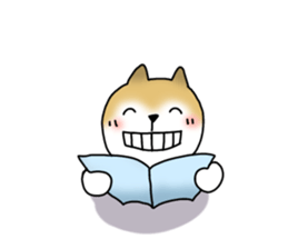 A Japanese dog, Maru 3 sticker #336988