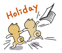 A Japanese dog, Maru 3 sticker #337002