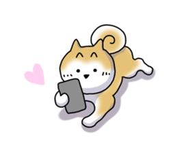 A Japanese dog, Maru 3 sticker #337006