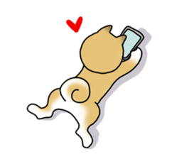 A Japanese dog, Maru 3 sticker #337010