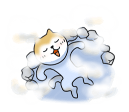 A Japanese dog, Maru 3 sticker #337013