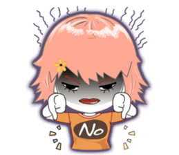 Timy on line Curse you to find happiness sticker #337559