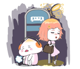 Timy on line Curse you to find happiness sticker #337564