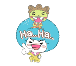 Timy on line Curse you to find happiness sticker #337566
