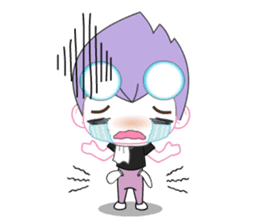 Timy on line Curse you to find happiness sticker #337568