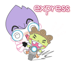 Timy on line Curse you to find happiness sticker #337570