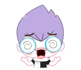 Timy on line Curse you to find happiness sticker #337575