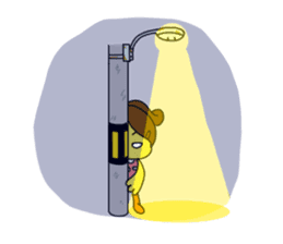 Chick-chan Office Worker sticker #337893