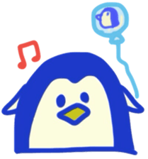 Everyday of mischievous penguin sticker #337932