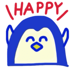 Everyday of mischievous penguin sticker #337936