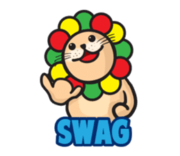 Ragga Lion sticker #339075