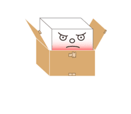 HAKO (Cardboard box man) sticker #339272