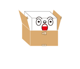HAKO (Cardboard box man) sticker #339273