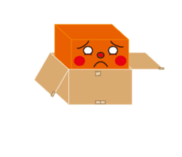 HAKO (Cardboard box man) sticker #339288