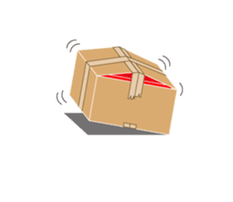 HAKO (Cardboard box man) sticker #339294