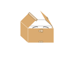 HAKO (Cardboard box man) sticker #339295