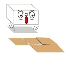 HAKO (Cardboard box man) sticker #339300