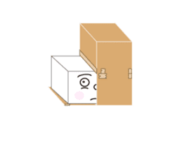 HAKO (Cardboard box man) sticker #339302