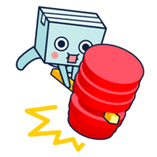 Hakobo - cutie cubic kid sticker #339805