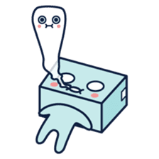 Hakobo - cutie cubic kid sticker #339806