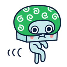 Hakobo - cutie cubic kid sticker #339807