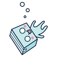 Hakobo - cutie cubic kid sticker #339808