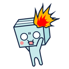 Hakobo - cutie cubic kid sticker #339810