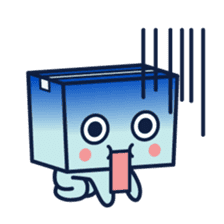 Hakobo - cutie cubic kid sticker #339816
