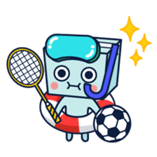 Hakobo - cutie cubic kid sticker #339822