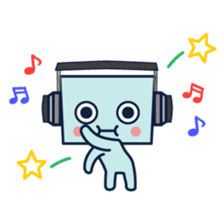 Hakobo - cutie cubic kid sticker #339823