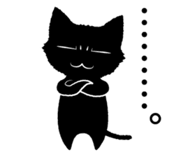 Black Cat sticker #339840