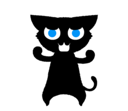 Black Cat sticker #339846