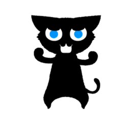 Black Cat sticker #339846