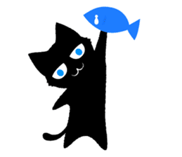 Black Cat sticker #339850