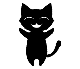 Black Cat sticker #339858