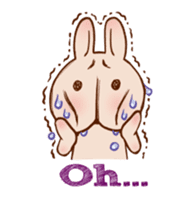 Hippy Rabbit sticker #339989