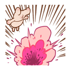 Hippy Rabbit sticker #340000