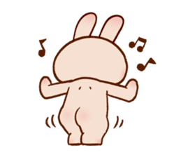 Hippy Rabbit sticker #340007