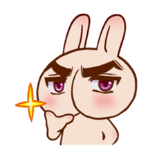 Hippy Rabbit sticker #340011