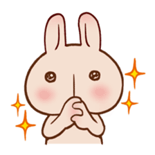 Hippy Rabbit sticker #340012