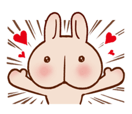 Hippy Rabbit sticker #340014