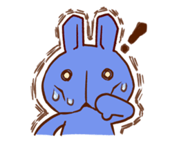 Hippy Rabbit sticker #340019