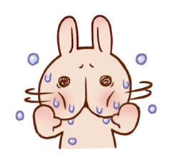 Hippy Rabbit sticker #340020