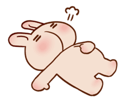 Hippy Rabbit sticker #340022