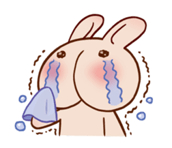 Hippy Rabbit sticker #340023