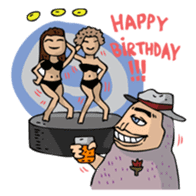 Monkey Mafia sticker #340463