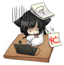 Ojounyan (Miss Little Meow) sticker #340602